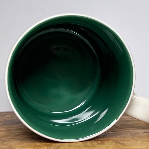 Starbucks Brussels Global Icon City Series Mug 16 oz White Green 4" Tall 2016 - Picture 11 of 12